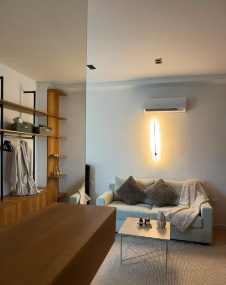 Tirane, jap me qera garsonier 1+1+Ballkon Kati 8, 40 m² 420 € (Pasho Hysa)
