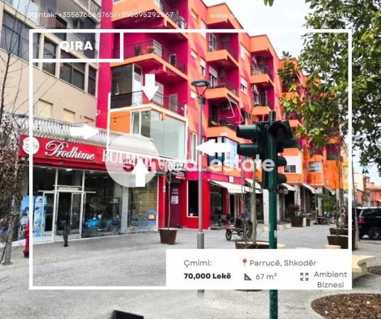 Shkoder, jepet me qera ambjent biznesi Kati 1, 67 m² 
