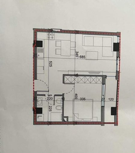 Tirane, shes apartament 1+1+BLK Kati 3, 67 m² 114.750 Euro (Bulevardi i Ri)