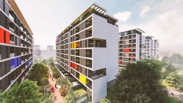 Tirane, shitet apartament Kati 8, 79 m² 61,620  (Prane QTU)