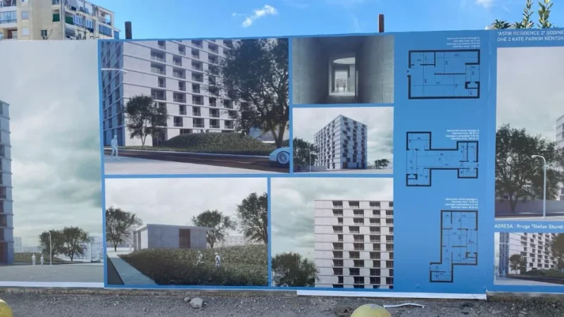 Tirane, shitet apartament 1+1 Kati 1, 76 m² 90.600 € 