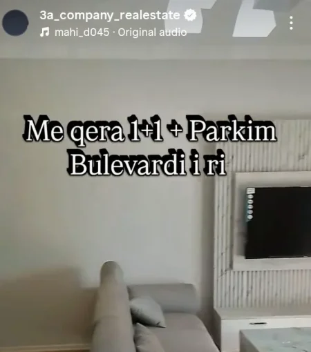 Tirane, jepet me qera apartament 1+1+Ballkon (Bulevardi i ri, perfshihet dhe parkimi ne çmim)
