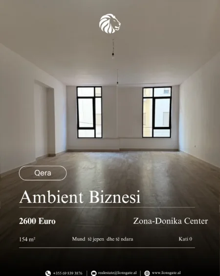 Tirane, jap me qera ambjent biznesi , 154 m² 2.600 € 