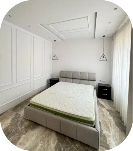 Tirane, jepet me qera apartament 1+1+Ballkon Kati 5, 70 m² 630 € (Unaza e Re, Tiranë)