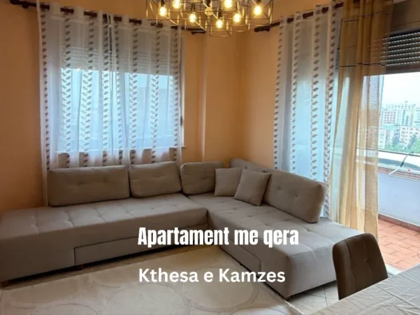 Tirane, jepet me qera apartament 2+1 Kati 9, 100 m² 500 € (Kthesa Kamzes)