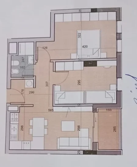Tirane, shitet apartament 2+1 Kati 2, 80 m² 95.000 € (UNIVERS CITY)