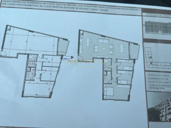 Tirane, shes apartament 3+1+Aneks+Ballkon Kati 5, 153 m² 252.400 € 