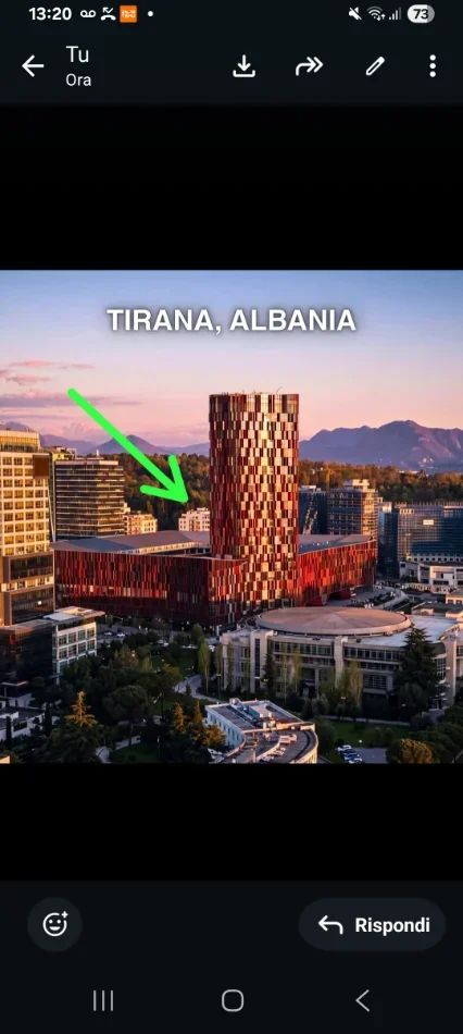 Apartament perballe  Stadiumit Air Albania 580 euro