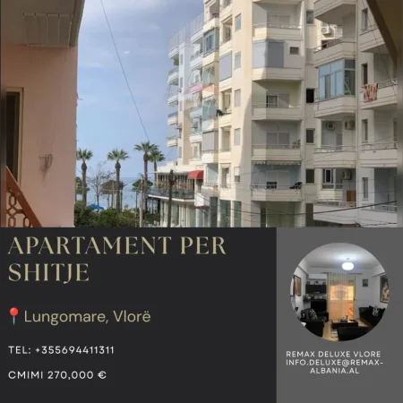 Vlore, shitet apartament 2+1 Kati 2, 129 m² 270.000 € (Lungomare, Vlorë)