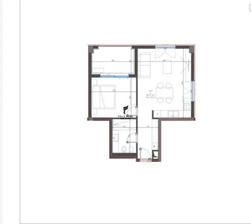 Dhermi - Palase, shitet apartament 1+1 Kati 1, 79 m² 237.750 € (DHERMI)