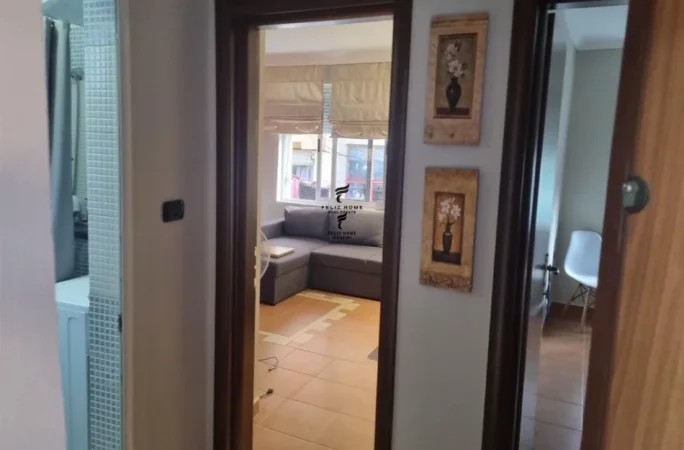 Tirane, jepet me qera apartament 1+1 Kati 2, 55 m² 50 € (ALI DEMI)