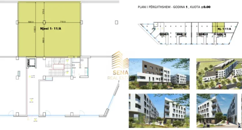Tirane, jepet me qera ambjent biznesi Kati 0, 151 m² 3.200 € (Liqeni i Thate)