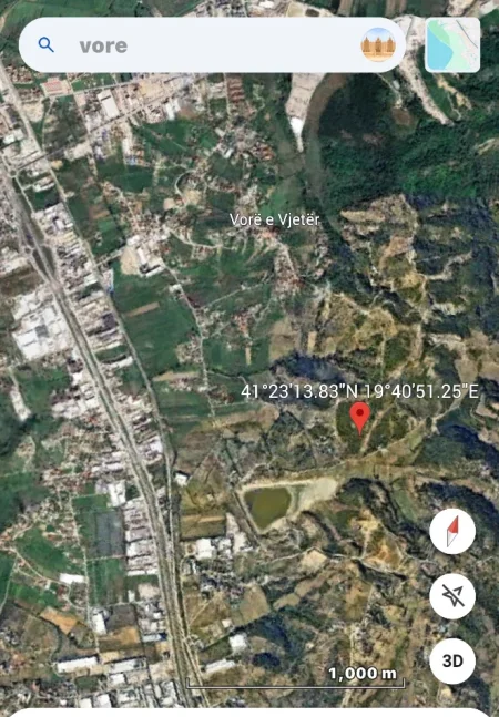 Tirane, shes toke , 6.000 m² 180.000 € (Vore)