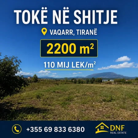 Tirane, shitet truall , 2.200 m² (Vaqarr)