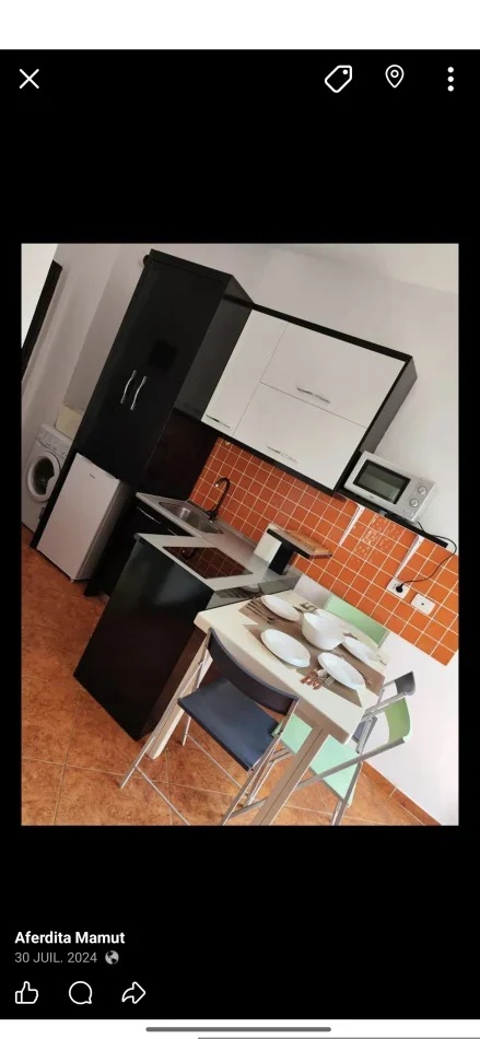 Golem, jepet me qera apartament 1+1+Ballkon Kati 2, 40 m² 400 € (Afer hotel Italia)