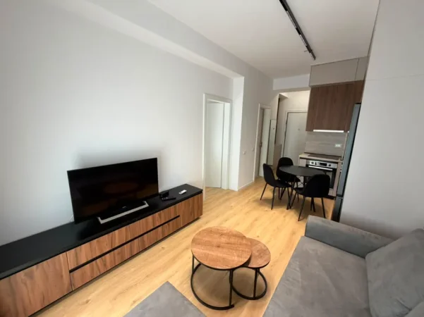 Tirane, jepet me qera apartament 1+1 Kati 9, 60 m² (Ali Demi)