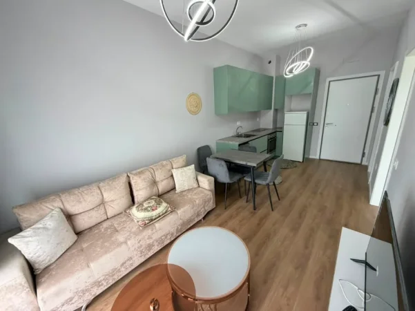 Tirane, jepet me qera apartament 1+1 Kati 2, 58 m² (Ali Demi)