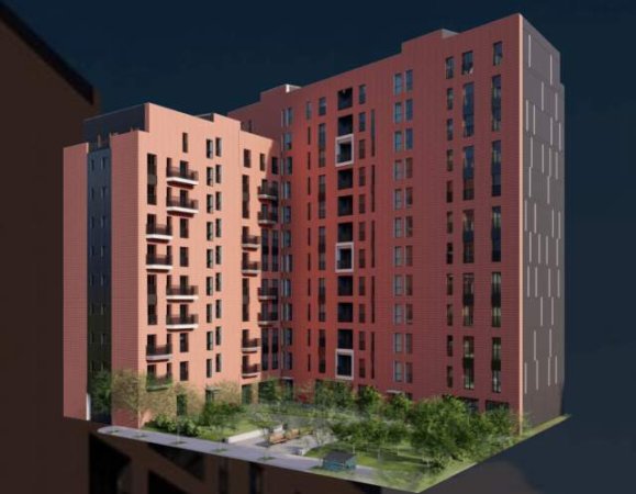 Tirane, shitet apartament 1+1 Kati 8, 72 m² 105.000 Euro (Pran Bulevardit te ri. Kompleksi Orbital)