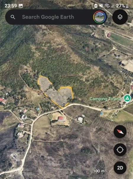 SHITET: 🟤 Tokë Vreshtë Në Kashar Sip. 9000 m²