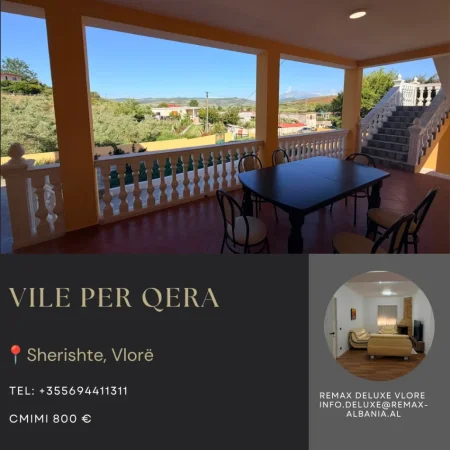 Vlore, jepet me qera Vile 2+1+Aneks+Ballkon Kati 1, 120 m² 800 € (Sherishte, Vlore)