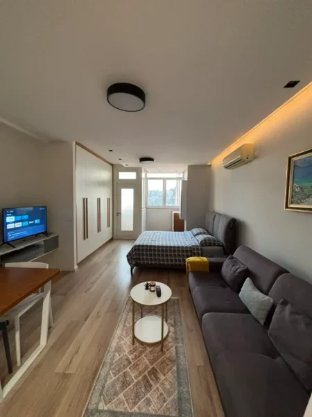 Tirane, jepet me qera garsonier Kati 9, 40 m² 450 € (qyteti studenti , vilat gjermane , sauk)