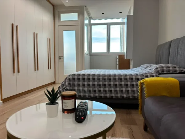 Tirane, jepet me qera apartament Kati 9, 40 m² 450 € (rruga e elbasanit)