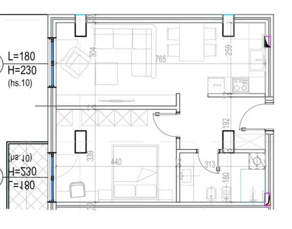 Tirane, shitet apartament 2+1 Kati 3, 103 m² 176.660 € (Kodra e Diellit 2)