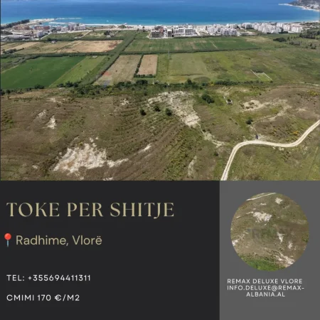 Radhime - Orikum, shitet toke ne bregdet , 8.205 m² (Radhime, Vlore)