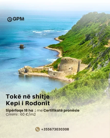 Tokë në shitje tek Kepi i Rodonit, Vija e parë!