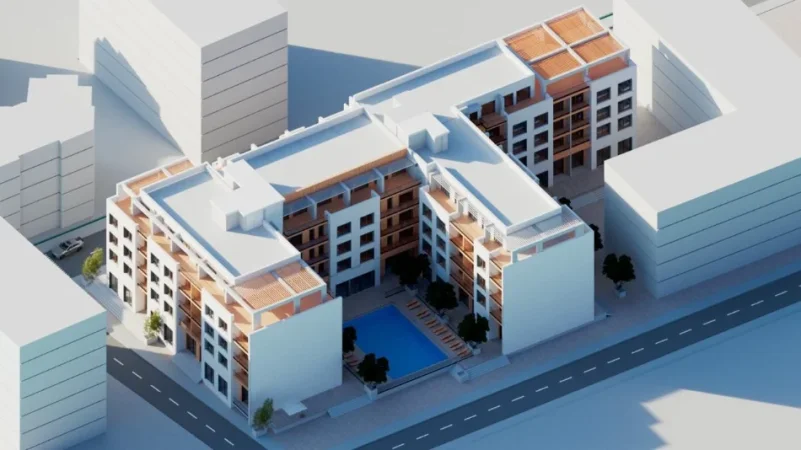 Golem, shitet apartament 1+1+Ballkon Kati 3, 73 m² 92.000 € 