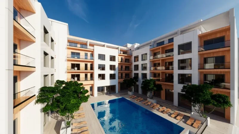 Golem, shitet apartament 1+1+Ballkon Kati 2, 73 m² 