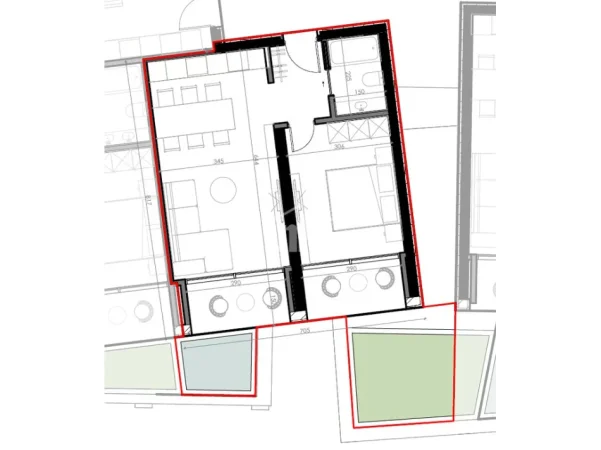 Borsh, shitet apartament 1+1 Kati 3, 73 m² 294.690 € (BORSH RESIDENCE)