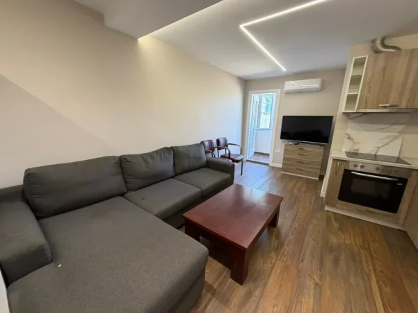 Tirane, jepet me qera apartament 1+1 Kati 1, (sauk)
