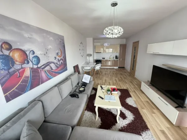 Tirane, jepet me qera apartament 1+1 Kati 9, 600 € (don bosko)