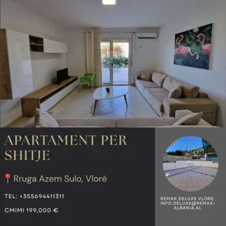 Vlore - Lungomare, shitet apartament 2+1+Ballkon Kati 0, 150 m² 199.000 € (Rruga Azem Sulo, Lungomare, Vlore)
