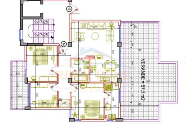 Tirane, shitet apartament duplex 3+1 Kati 3, 121 m² 223.000 Euro (KPSHTI BOTANIK)