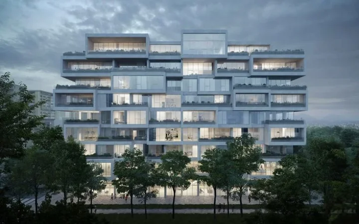 Tirane, jepet me qera zyre , 265 m² (Blloku, West Residence)