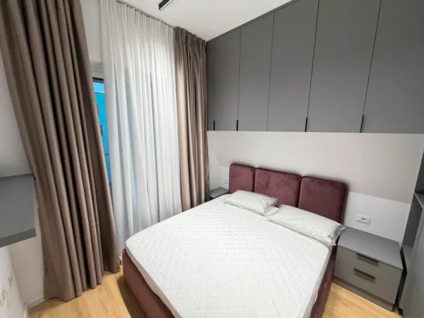 Tirane, jepet me qera apartament 1+1 Kati 9, 60 m² (Ali Demi)