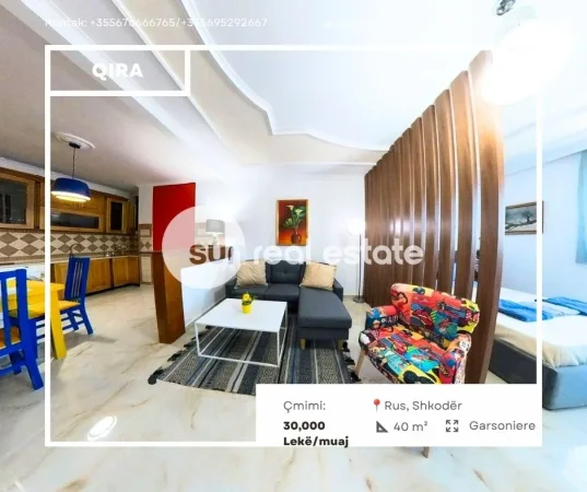 Shkoder, jepet me qera garsonier Studio Kati 6, 40 m² (RUS)