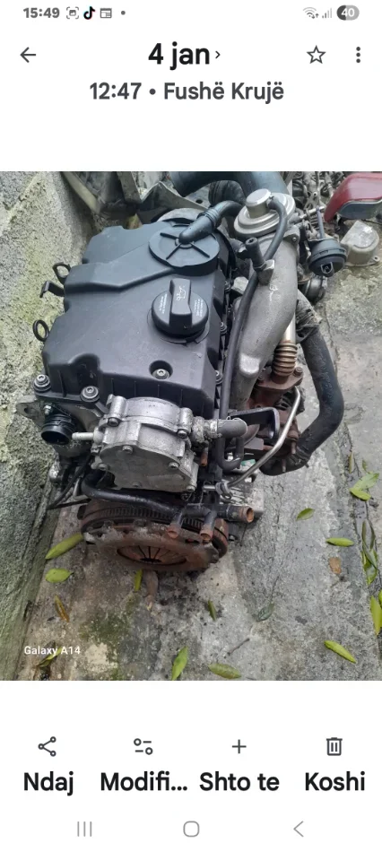 Tirane, shes motor Shitet motor vw polo 1.4 tdi i kompletuar , 401 €