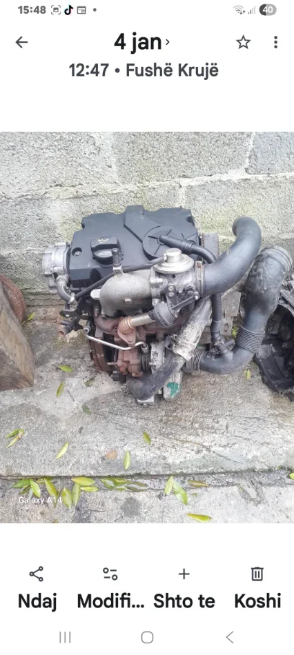 Tirane, shes motor Shitet motor vw polo 1.4 tdi i kompletuar , 401 €