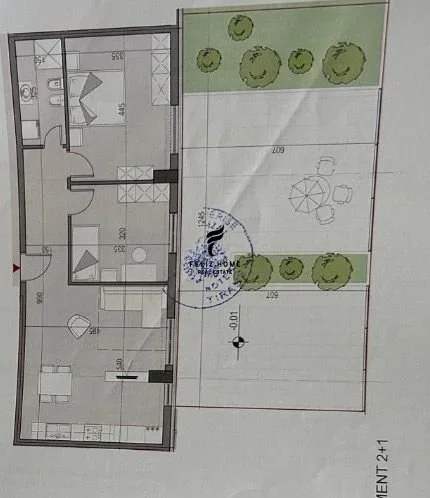Tirane, shitet apartament 2+1 Kati 0, 87 m² 162.500 € (UNIVERS CITY)