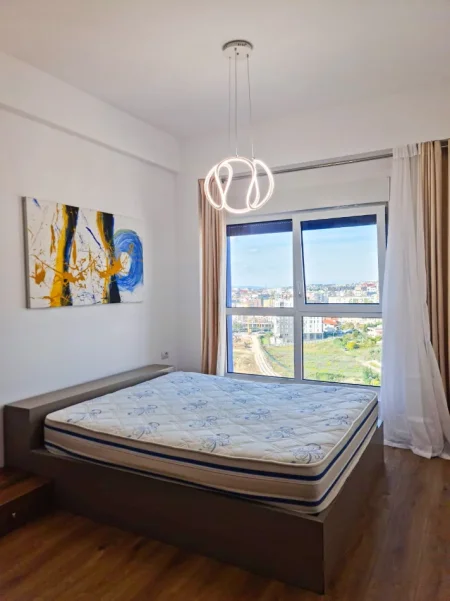 Tirane, jepet me qera apartament 1+1+Ballkon Kati 7, 61 m² 400 € (Ali Demi/Rezidenca Kaimi)