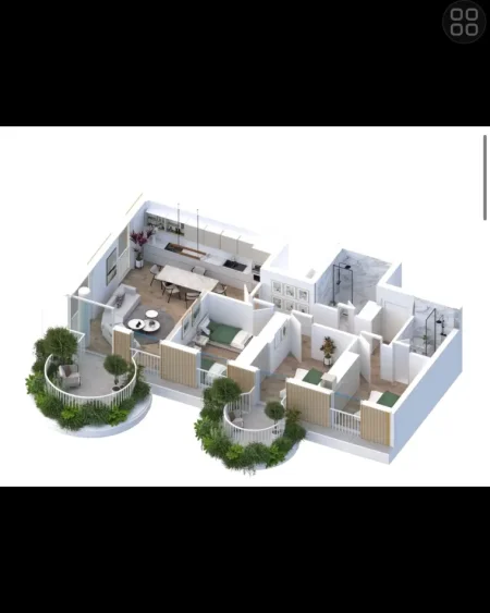 Tirane, shitet apartament 3+1+Ballkon Kati 2, 146 m² 380.094 € (1000 Ishujt)