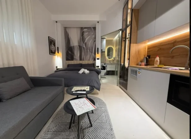 Tirane, jepet me qera garsonier Kati 1, 30 m² 450 € (pazari i ri)