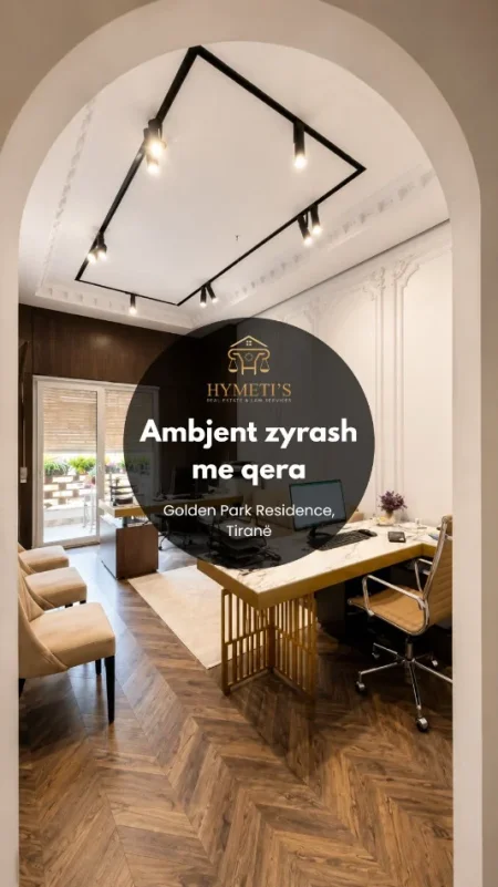 Tirane, jepet me qera zyre , 55 m² 650 € (Golden Park Residence, Tiranë (përballë Spitalit Amerikan 3))