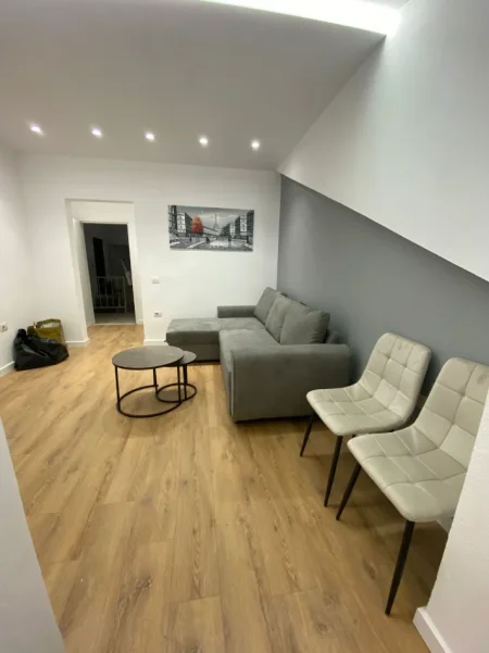 Tirane, jepet me qera apartament 1+1 Kati 5, (myslym shyri)