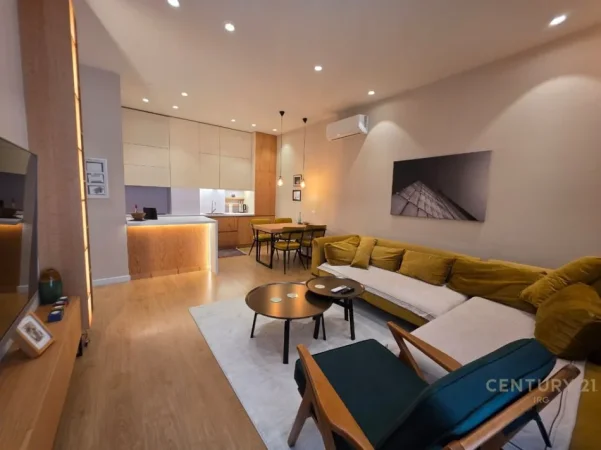 Tirane, jepet me qera apartament 1+1 Kati 5, 75 m² 1.200 € (liqeni thate radison)