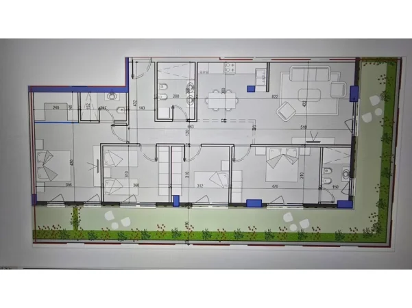Tirane, shitet apartament 4+1+Ballkon Kati 16, 226 m² 690.000 € (komuna e parisit)