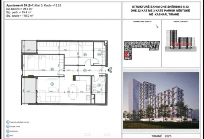 Shiten apartamente te tipologjise 1+1/2+1 📌Astir, mbrapa Casa Italia, MOA Residence- Cmimi 1250 Euro/m2